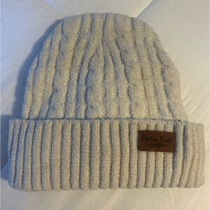 Britt’s Knitts White Beanie Hat